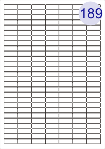 189 Up Labels Sheets (Round Corners)