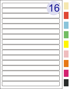 16 Up Label Sheets (Round Corners)