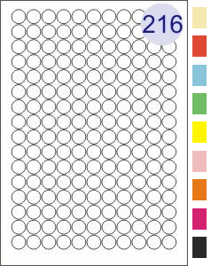 216 Labels Per Page