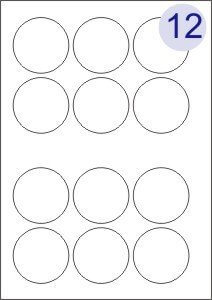 12 Labels Per Page