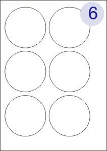 6 Labels Per Page