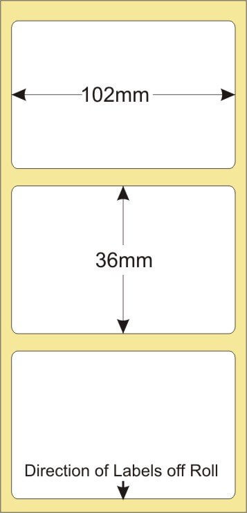 Thermal Eco, Perm 3,500/Roll
