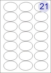 21 Labels Per Page