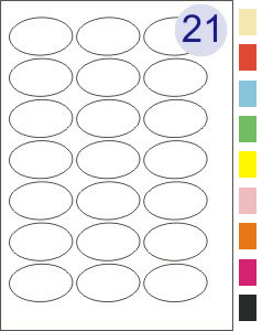 21 Labels Per Page