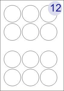 12 Labels Per Page