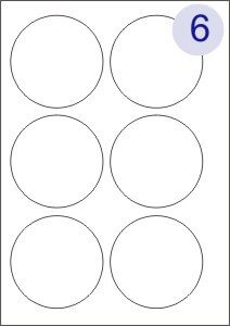 6 Labels Per Page
