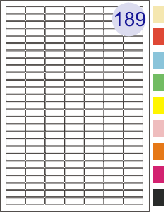 189 Up Labels Sheets (Round Corners)