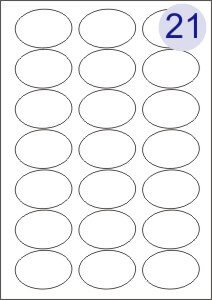 21 Labels Per Page