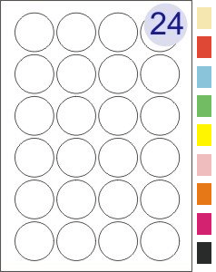 24 Labels Per Page