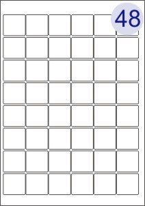 48 Up on A4 Sheet 27x27
