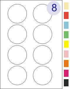8 Labels Per Page