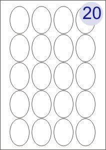 20 Labels Per Page