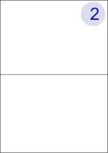 CD/DVD Labels 2 Per Page