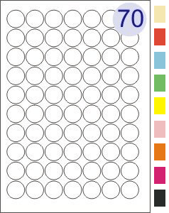 70 Labels Per Page