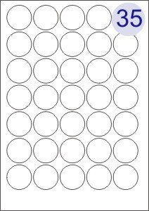 35 Labels Per Page