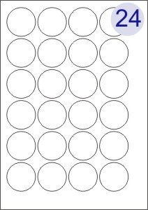 24 Labels Per Page