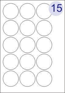 15 Labels Per Page