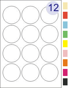 12 Labels Per Page