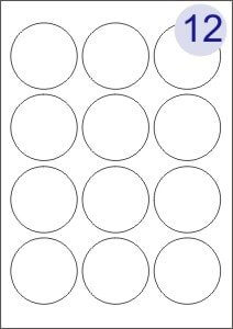 12 Labels Per Page