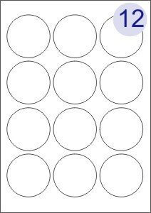 12 Labels Per Page