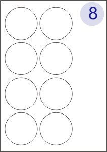8 Labels Per Page