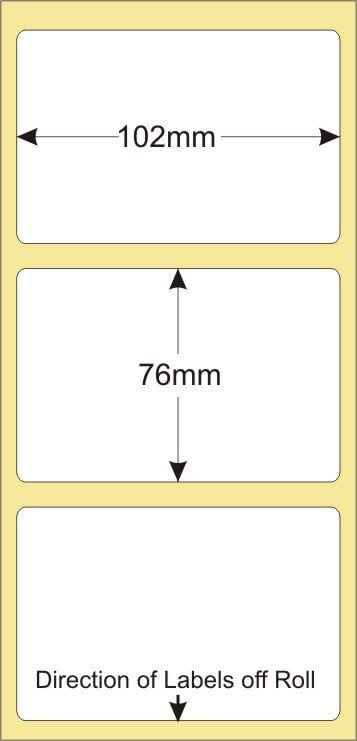 Thermal Transfer, Perm 1,000/Roll