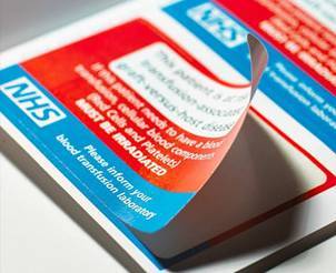 NHS integrated labels