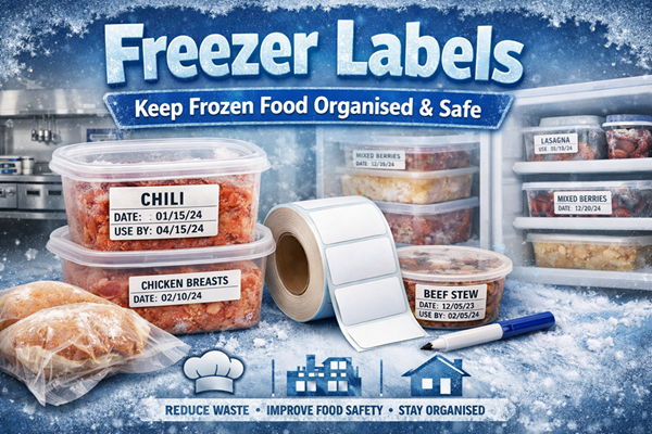 Why Freezer Labels Matter for Food Storage and Organisation