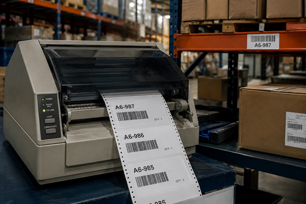 Continuous Computer Labels: Why Some Warehouses Still Rely on This Format Over Modern Printers